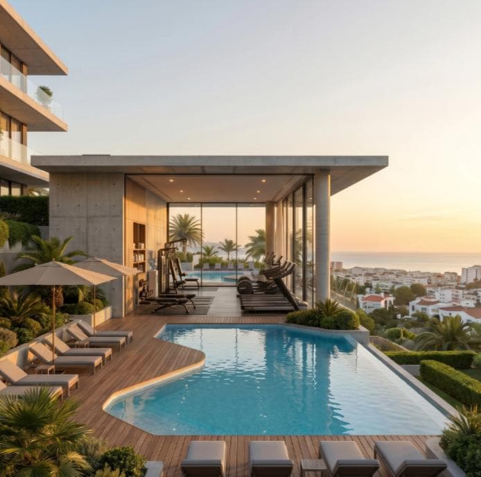 2-bedrooms apartments in Limassol, Cyprus.