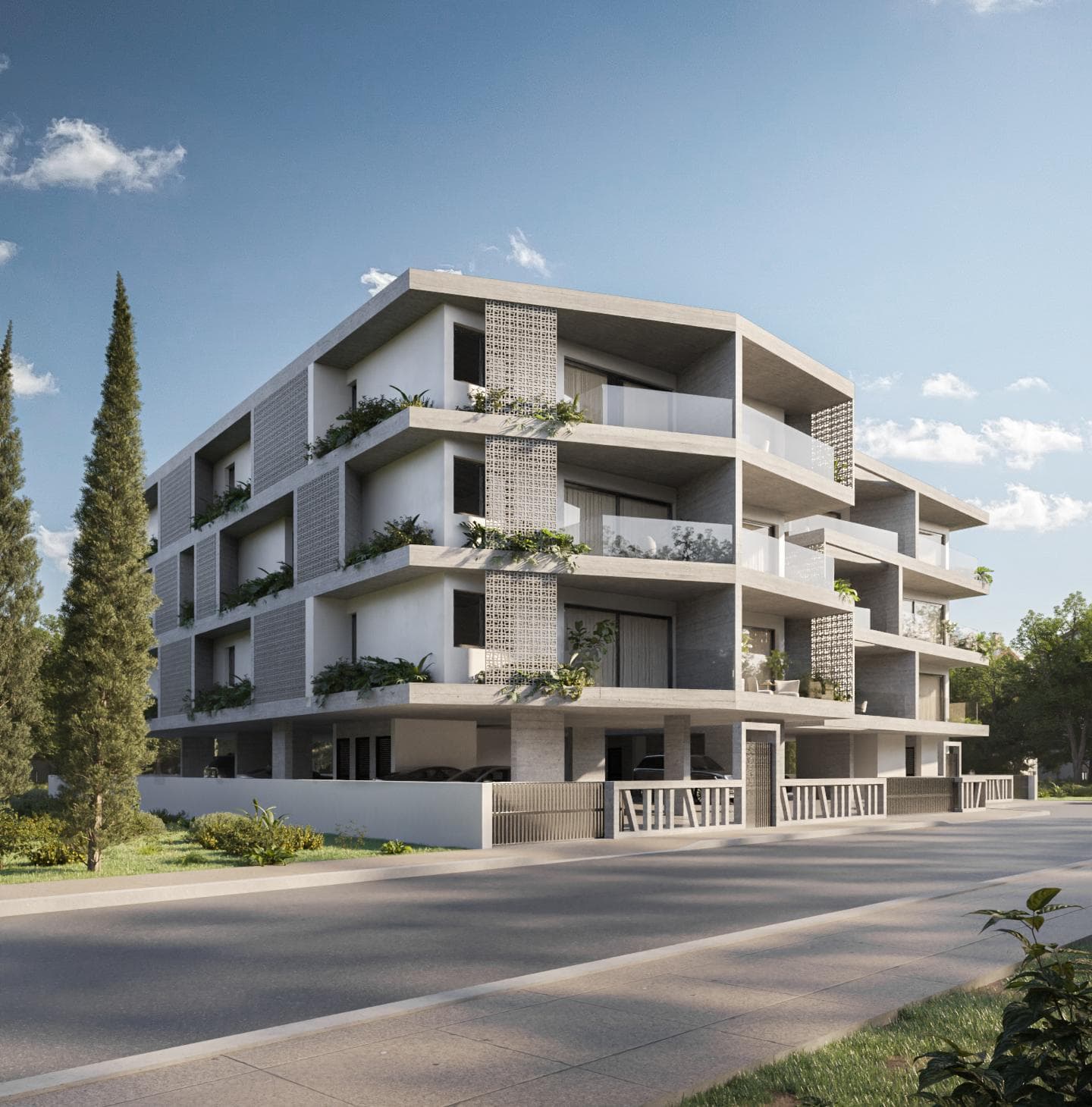 2-bedrooms apartments in Nicosia, Cyprus.