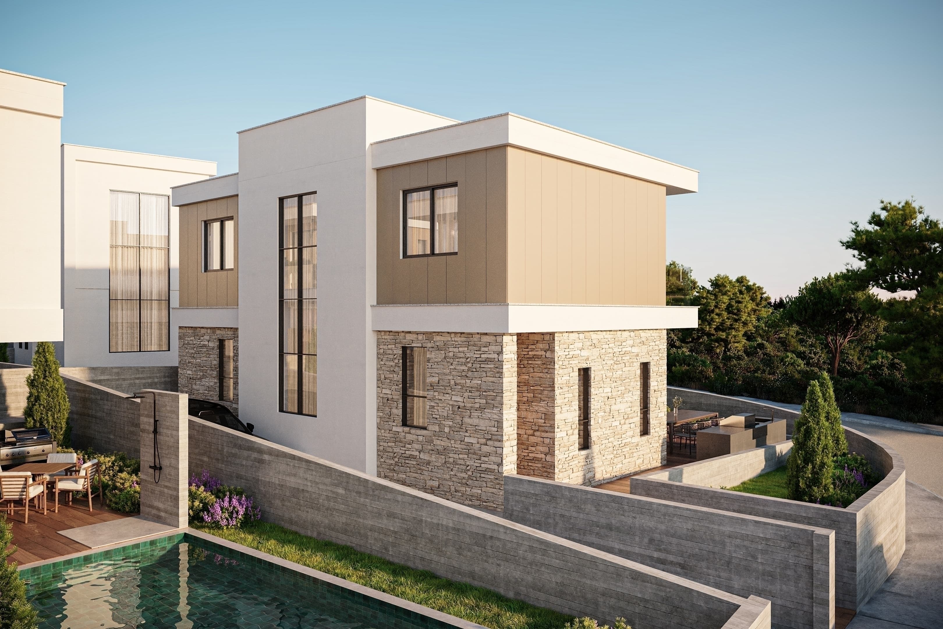 3-bedrooms house in Paphos, Cyprus.