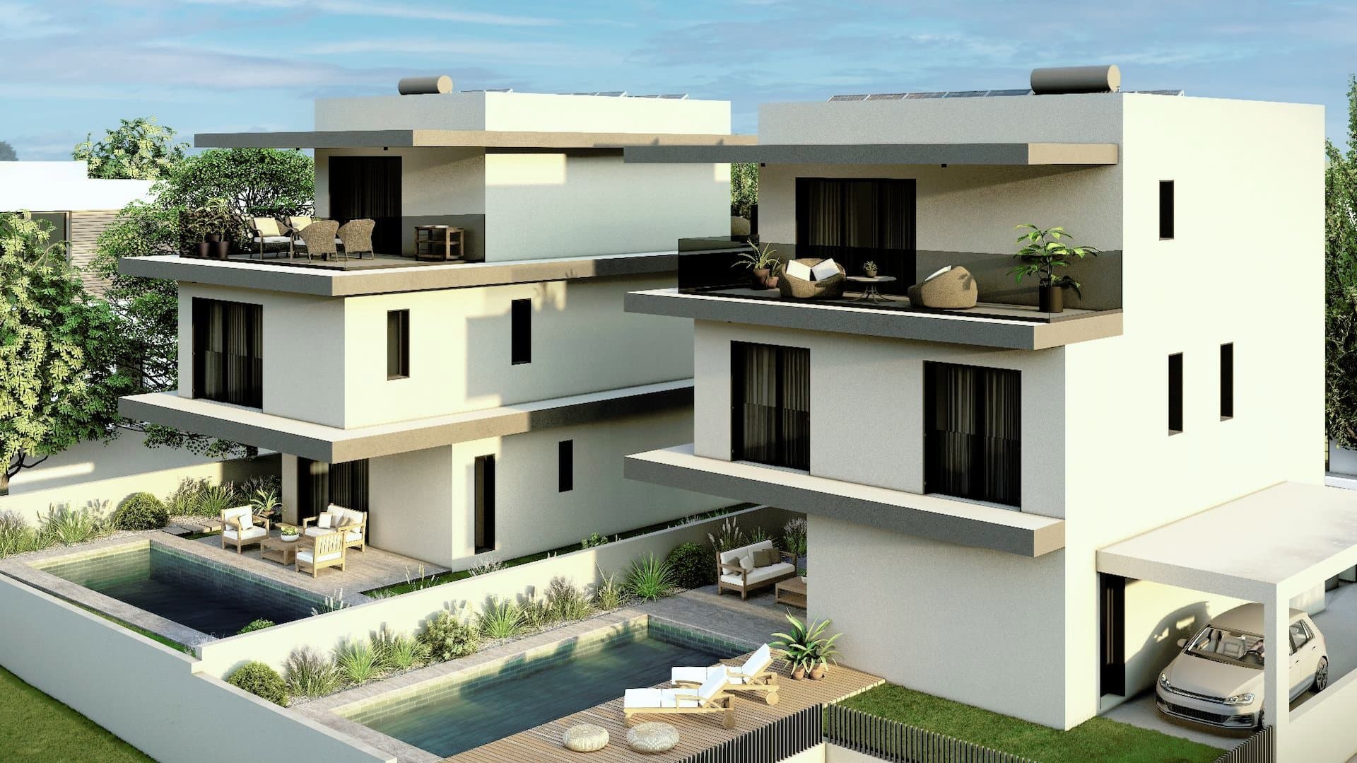3-bedrooms house in Limassol, Cyprus.