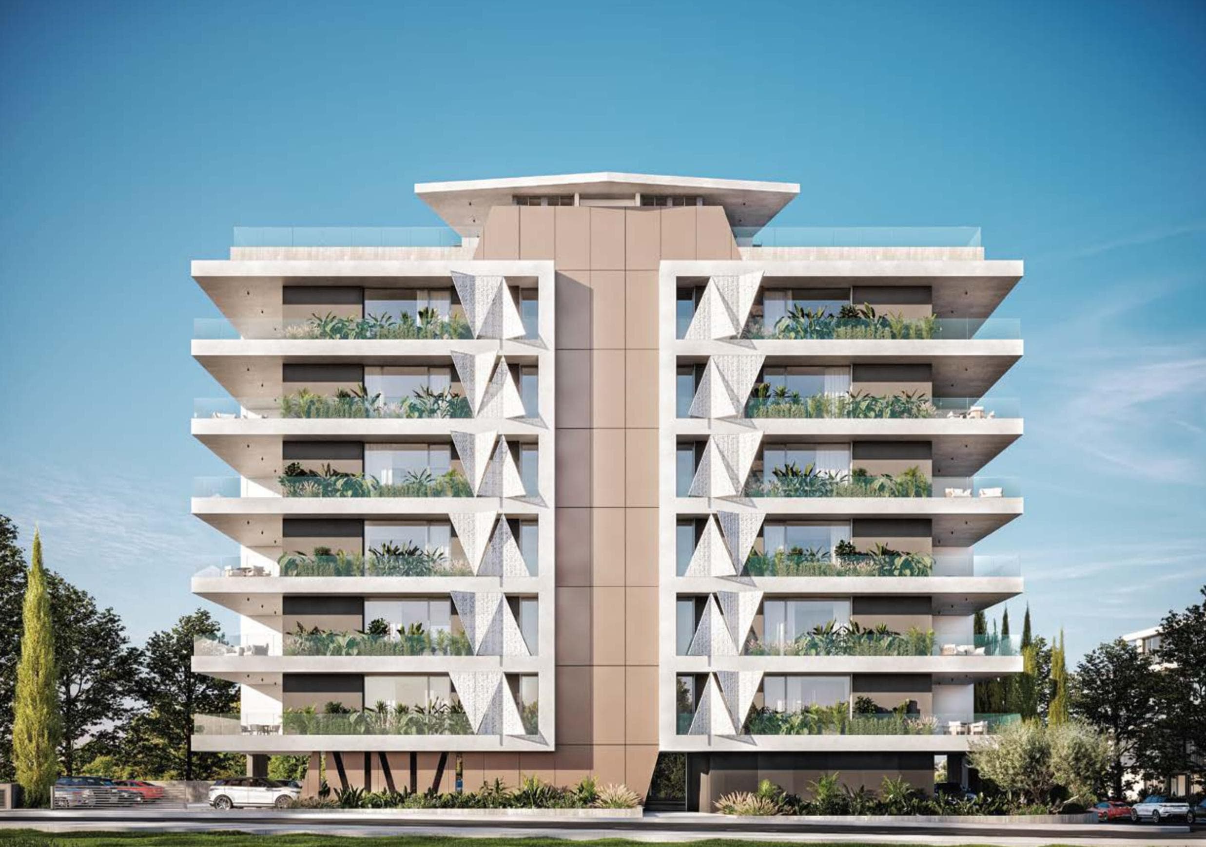 3-bedrooms apartments in Nicosia, Cyprus.