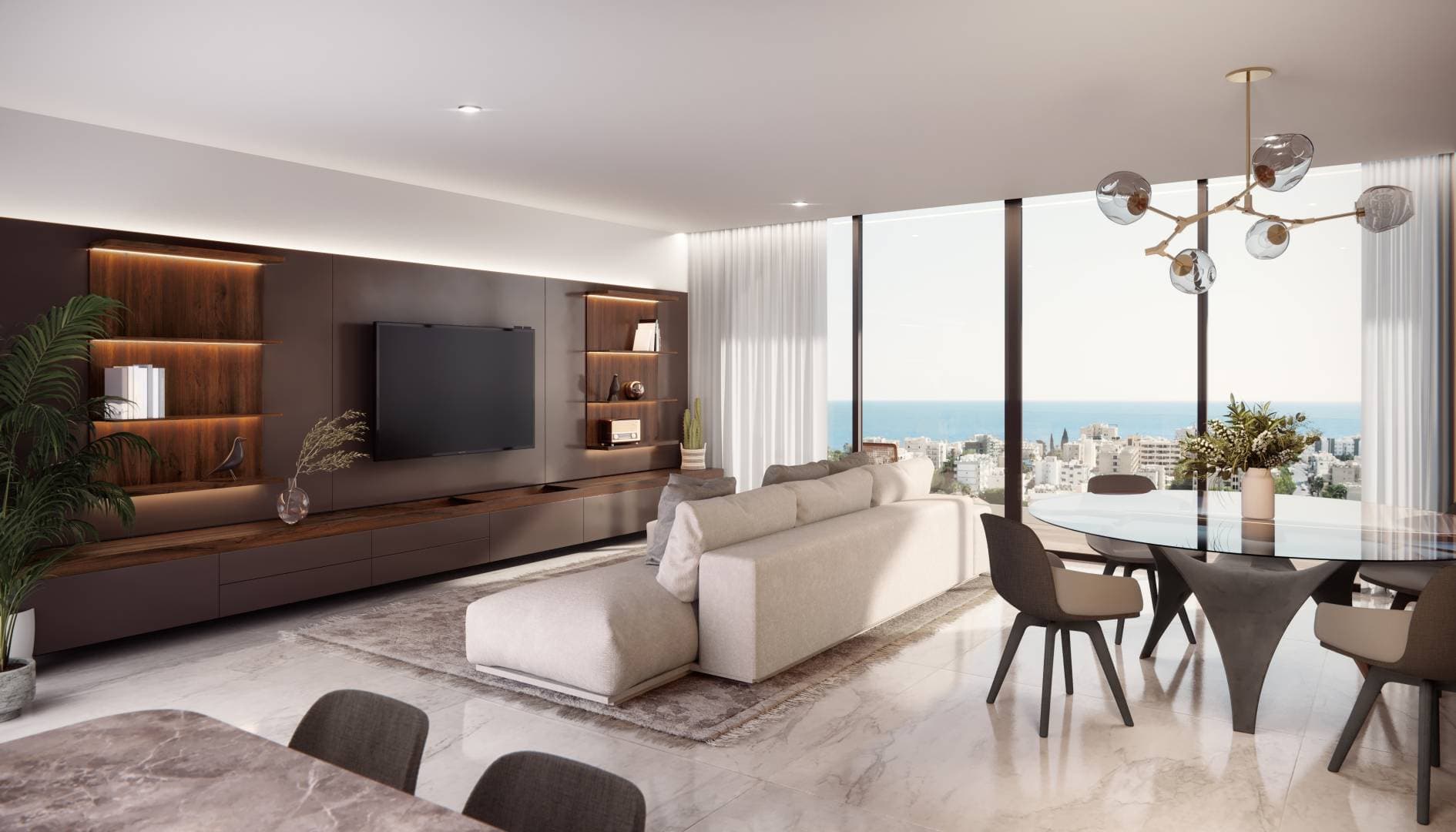 1-bedrooms apartments in Limassol, Cyprus.