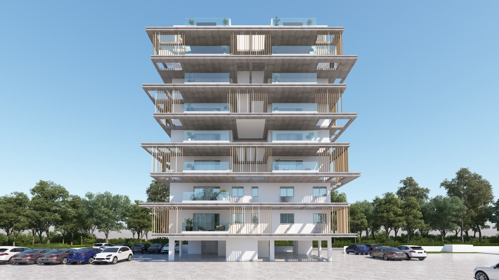 2-bedrooms apartments in Larnaca, Cyprus.
