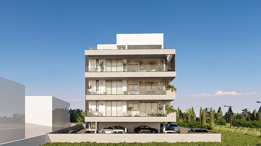 2-bedrooms apartments in Limassol, Cyprus.