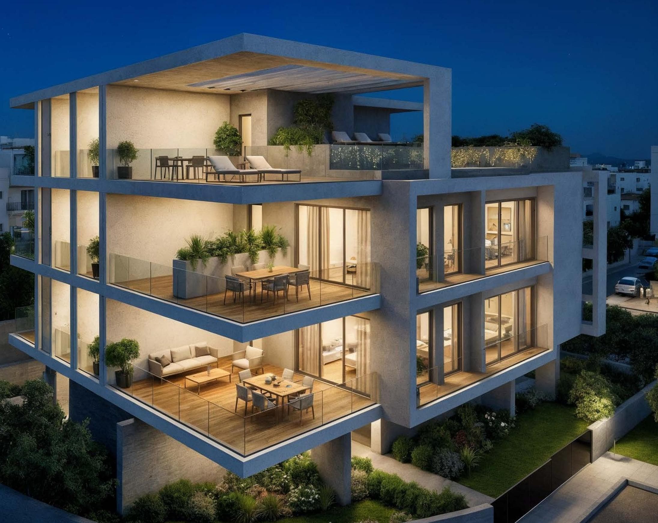 2-bedrooms apartments in Paphos, Cyprus.