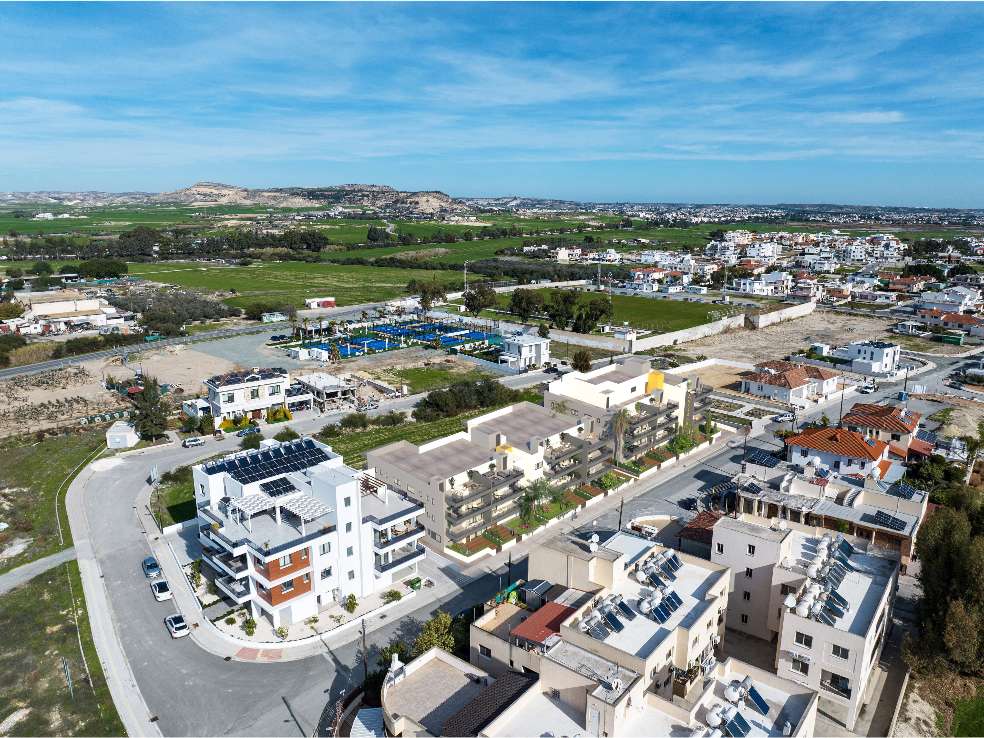 2-bedrooms apartments in Larnaca, Cyprus.