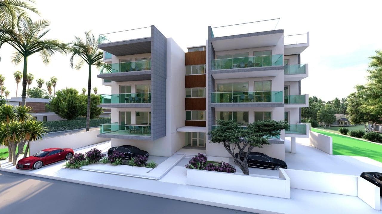 2-bedrooms apartments in Nicosia, Cyprus.
