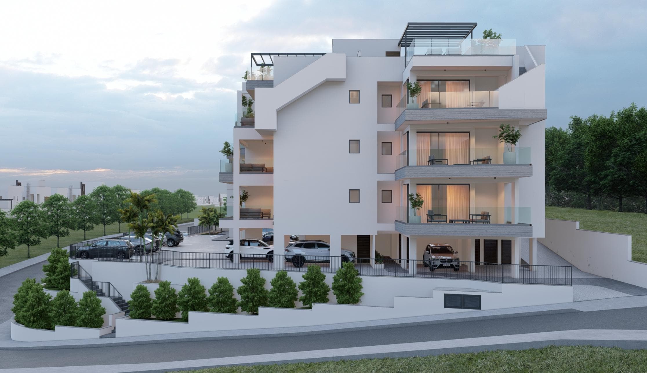 2-bedrooms apartments in Limassol, Cyprus.