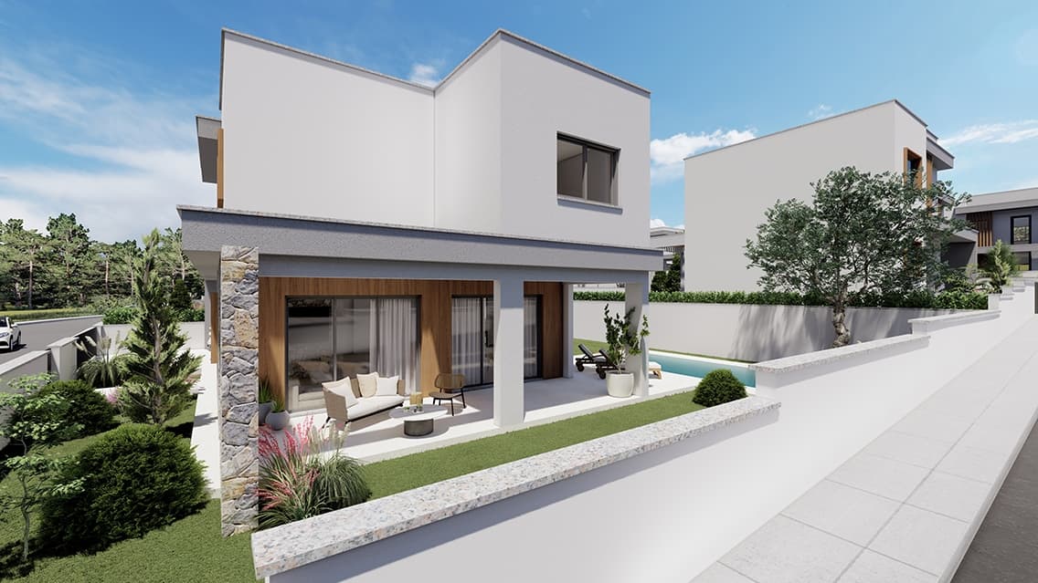 3-bedrooms house in Limassol, Cyprus.