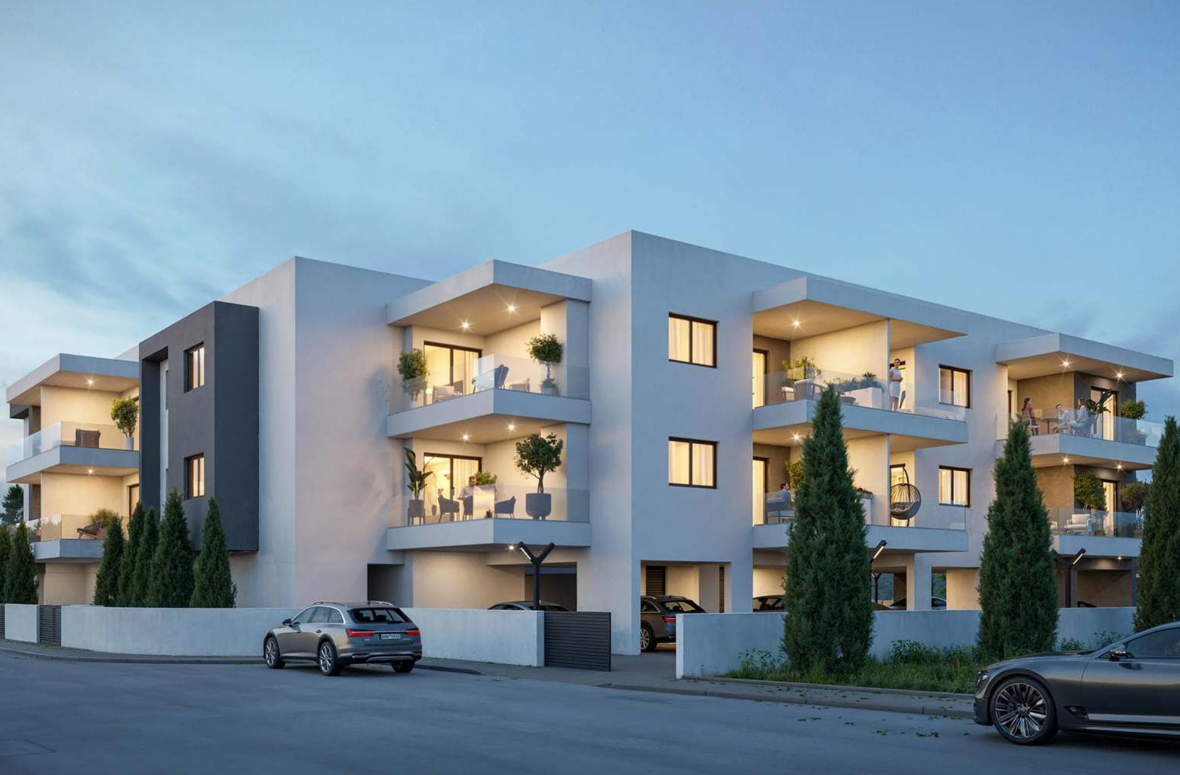 1-bedrooms apartments in Limassol, Cyprus.