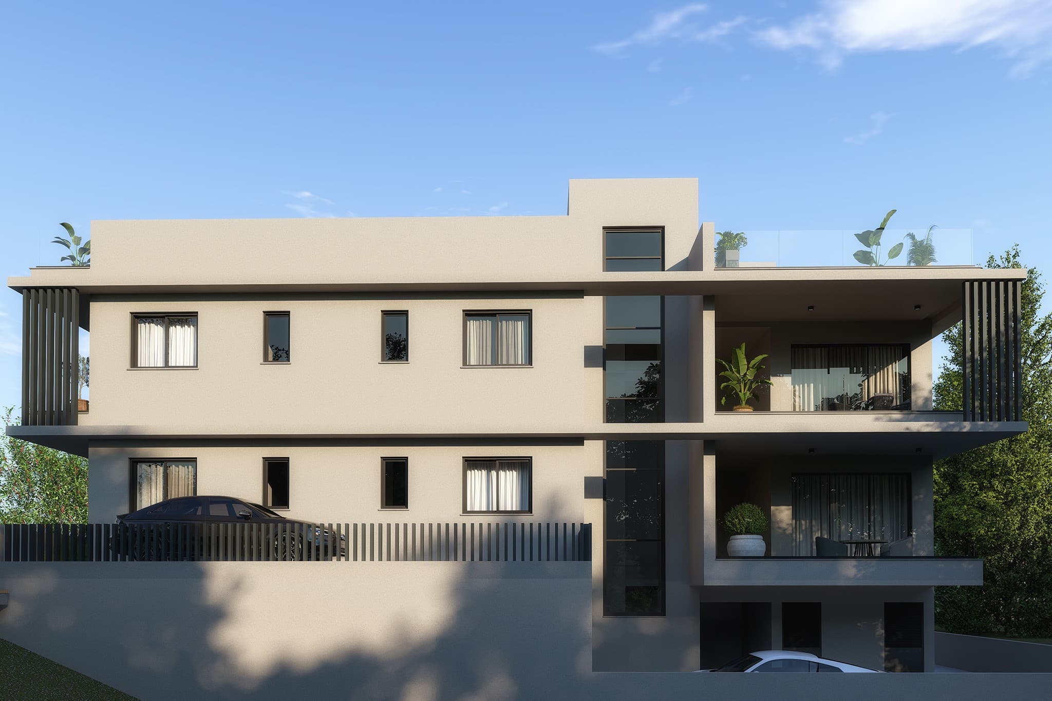 1-bedrooms apartments in Nicosia, Cyprus.