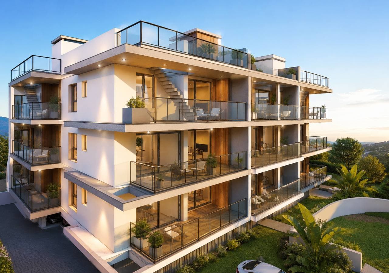 2-bedrooms apartments in Limassol, Cyprus.