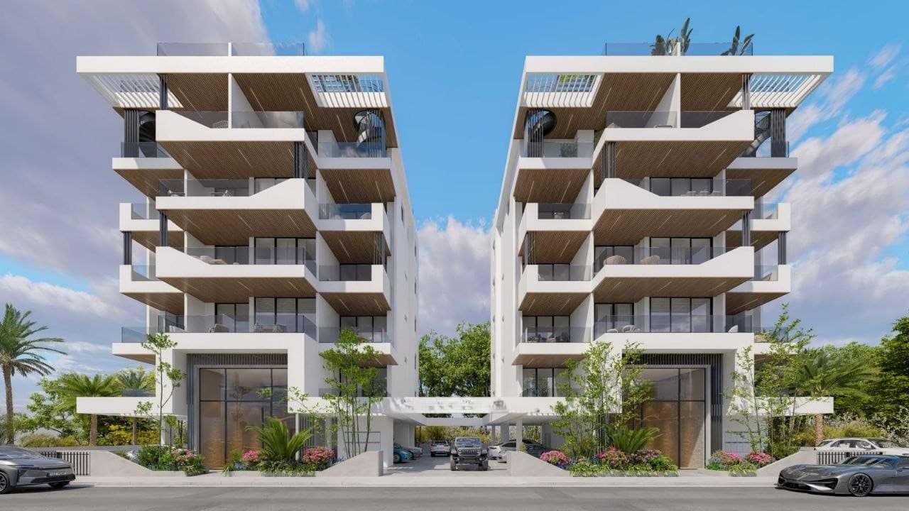 2-bedrooms apartments in Larnaca, Cyprus.