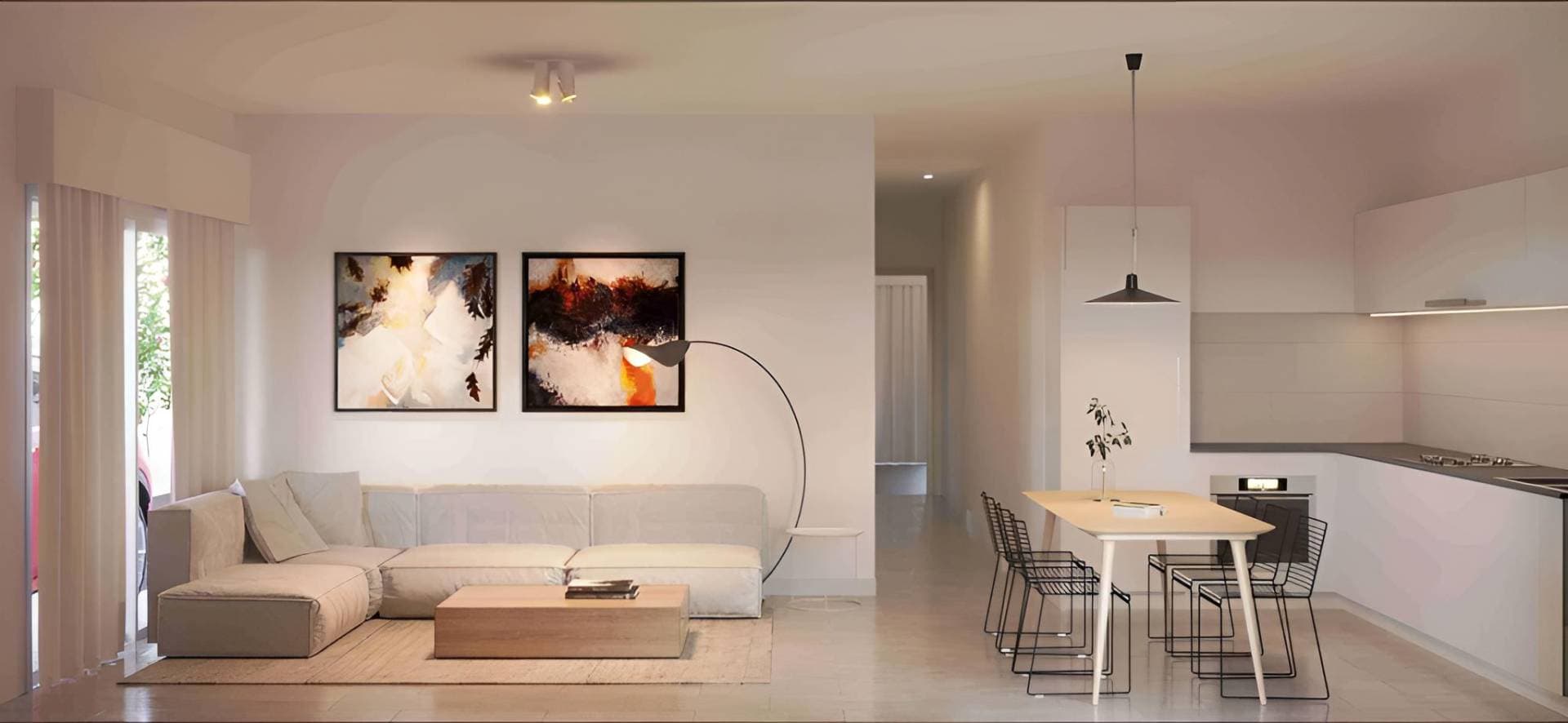 3-bedrooms apartments in Nicosia, Cyprus.