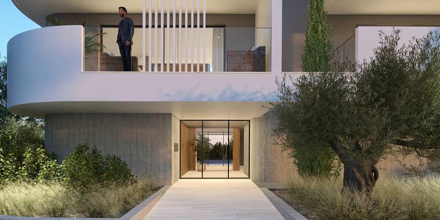 2-bedrooms apartments in Nicosia, Cyprus.