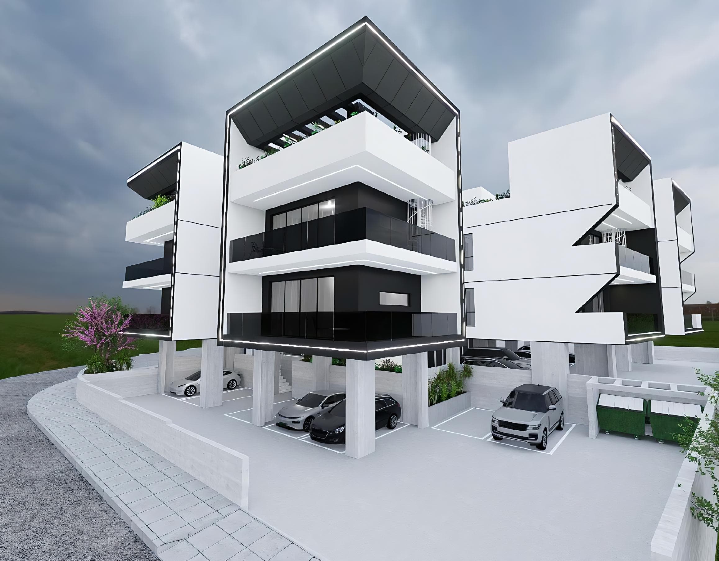 2-bedrooms apartments in Larnaca, Cyprus.
