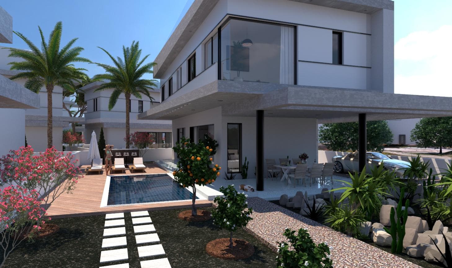 4-bedrooms house in Famagusta, Cyprus.