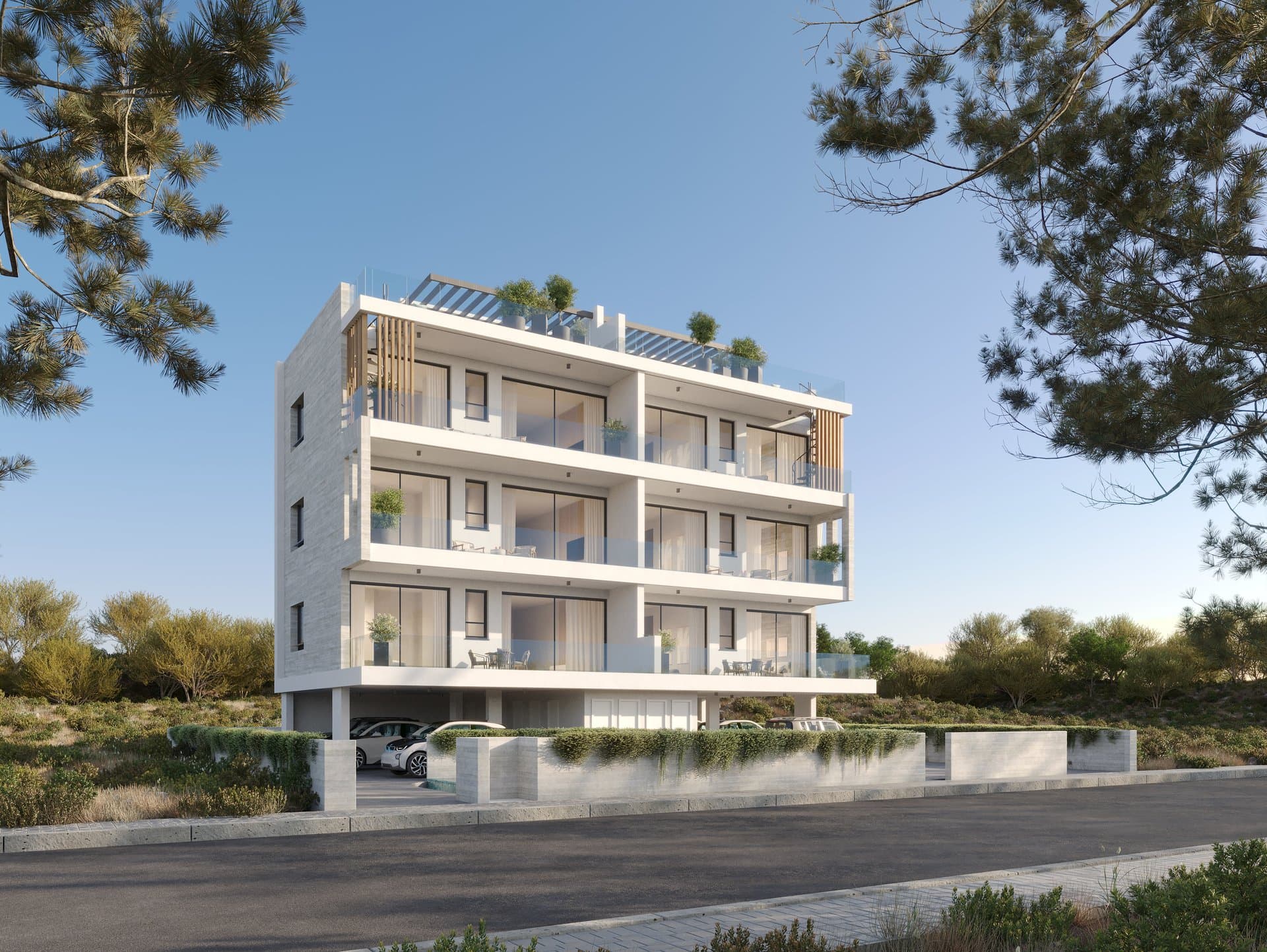 2-bedrooms apartments in Paphos, Cyprus.