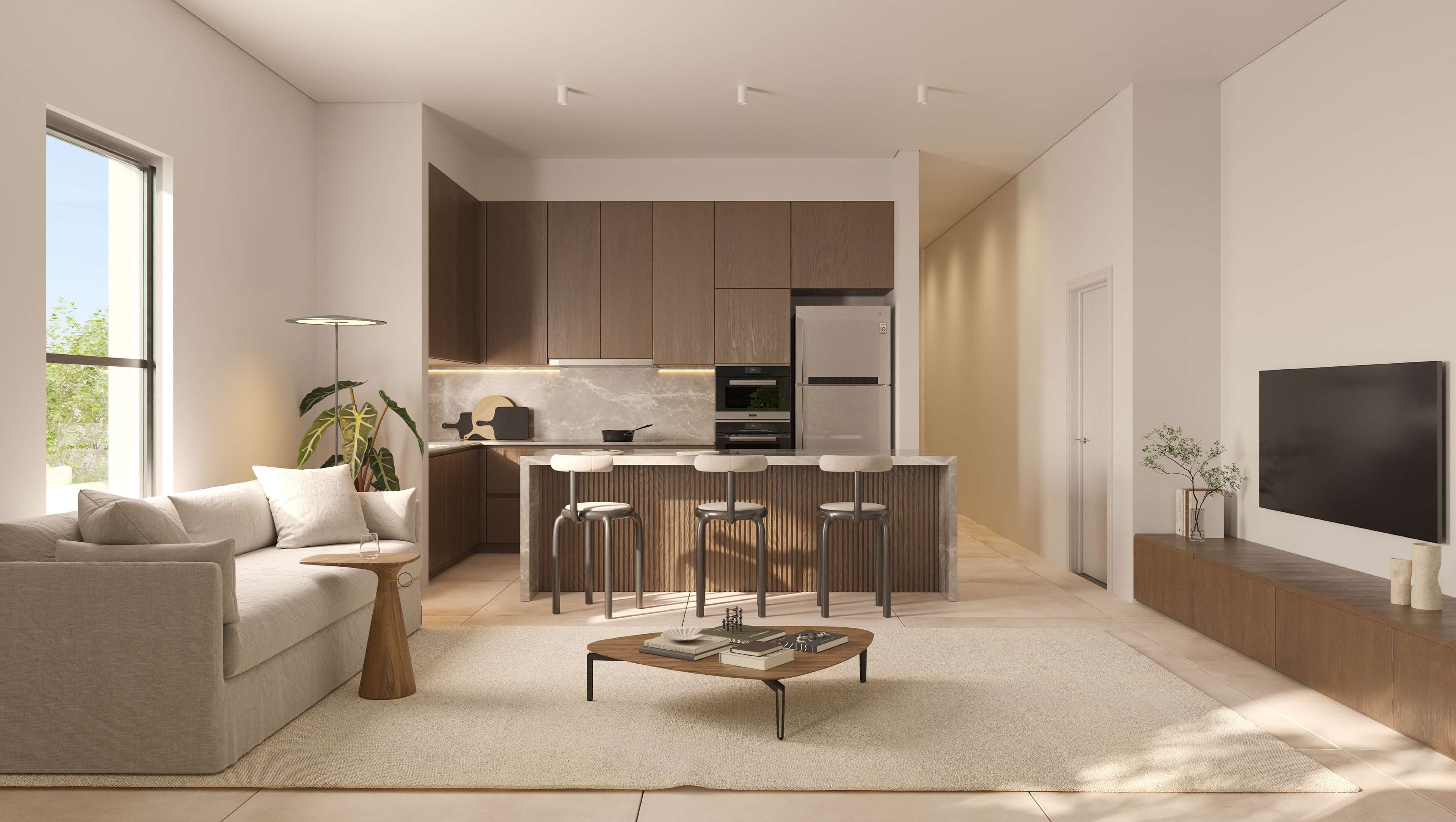 2-bedrooms apartments in Nicosia, Cyprus.