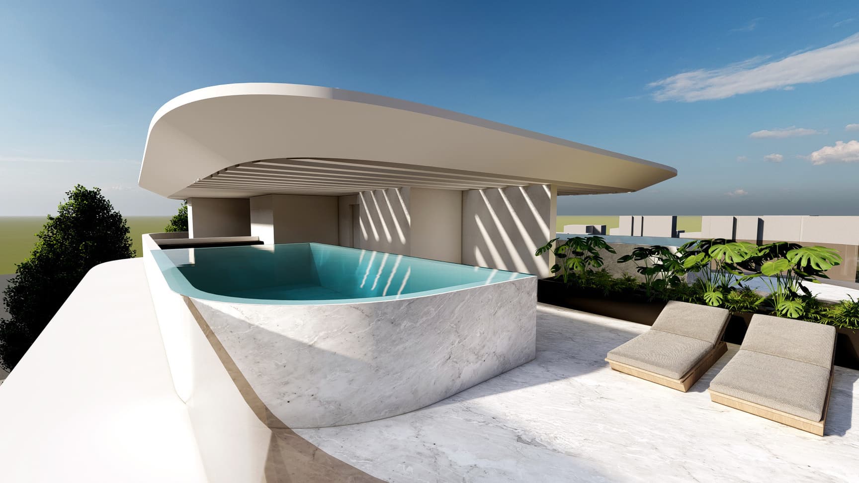 2-bedrooms apartments in Paphos, Cyprus.