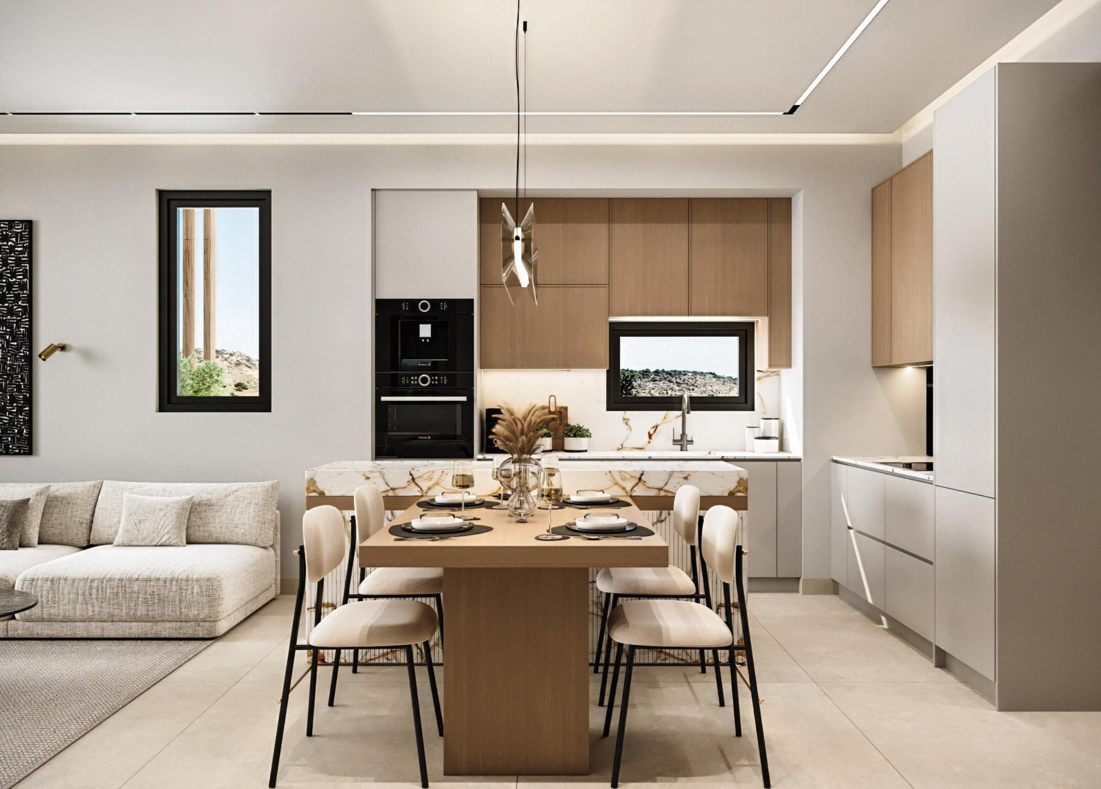 2-bedrooms apartments in Larnaca, Cyprus.