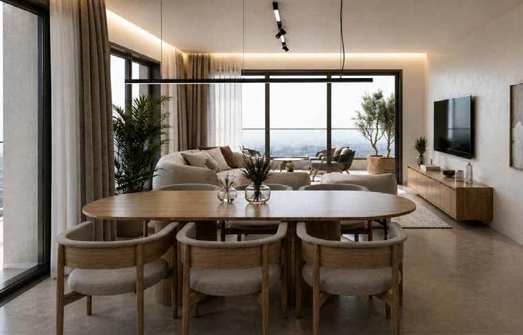 3-bedrooms apartments in Nicosia, Cyprus.