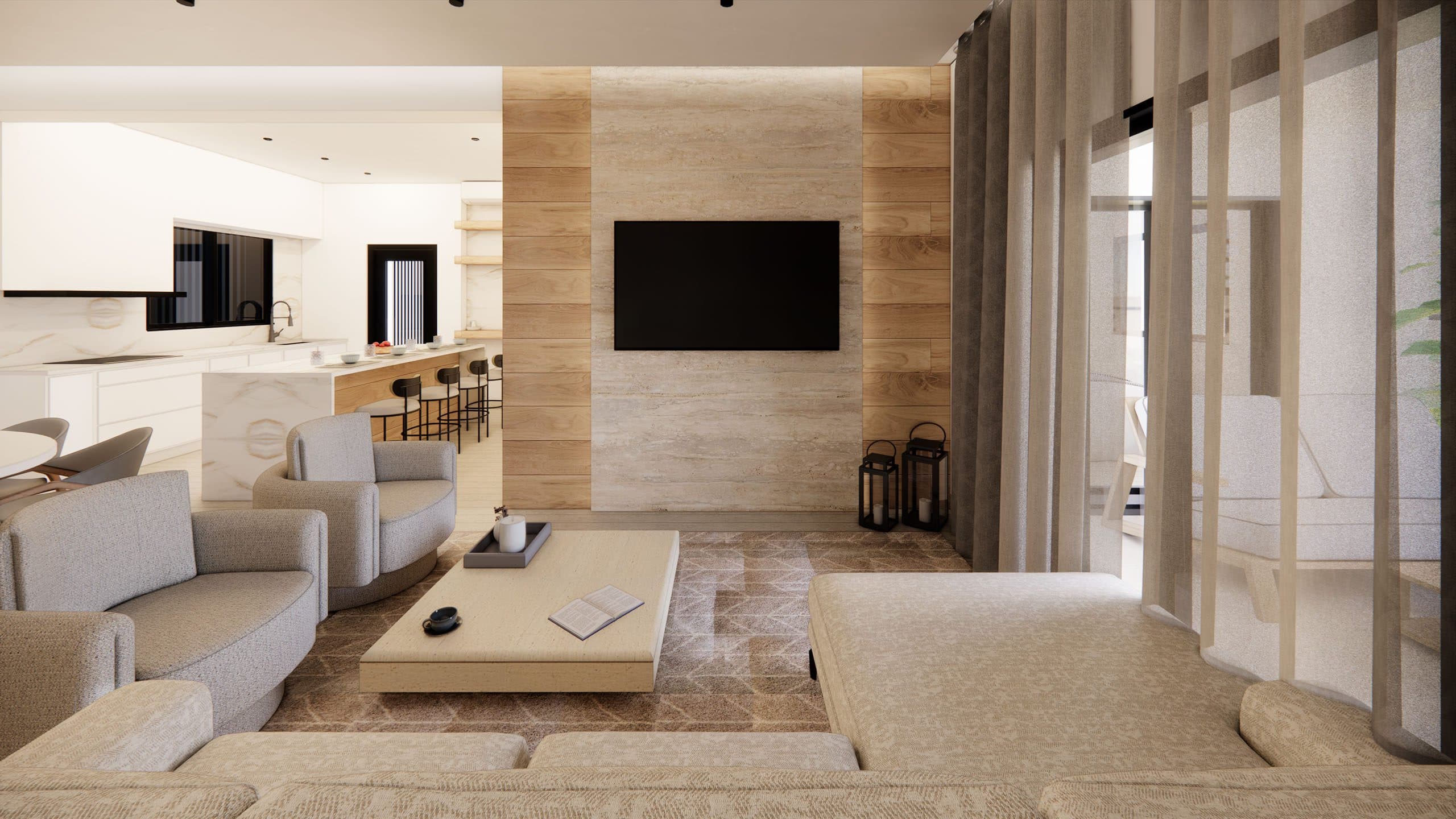 3-bedrooms apartments in Limassol, Cyprus.