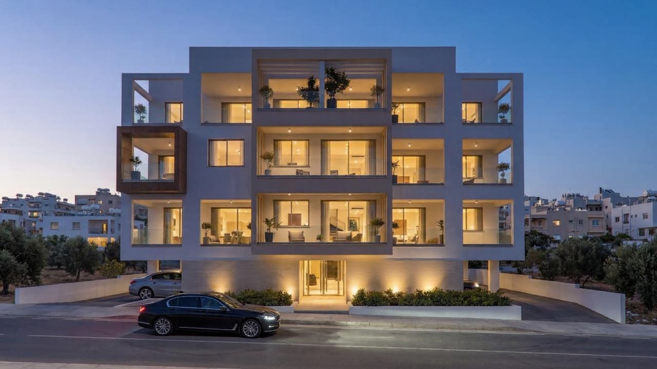 2-bedrooms apartments in Larnaca, Cyprus.