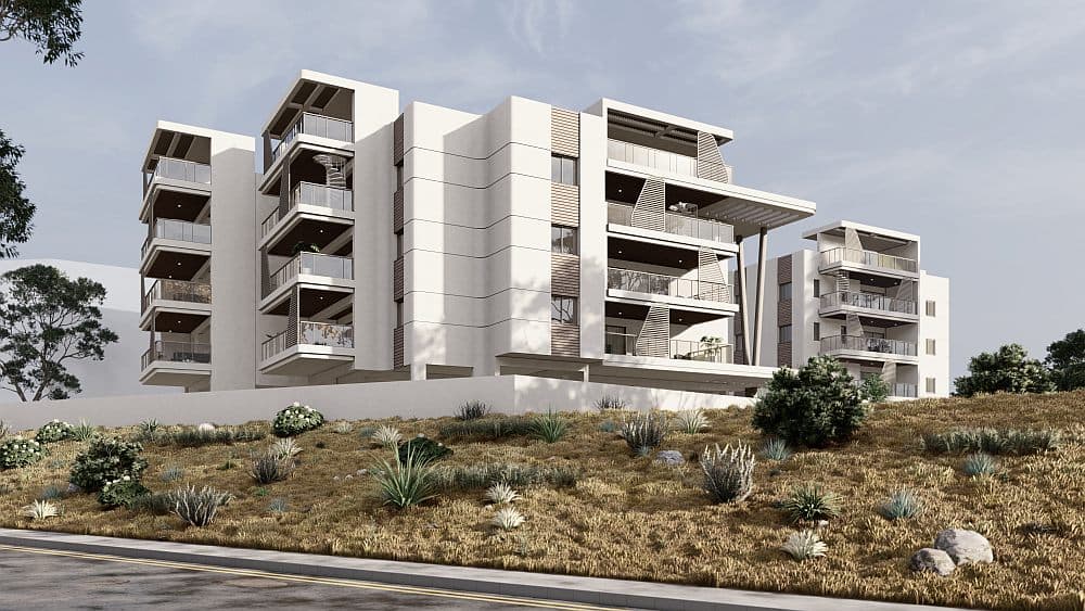 3-bedrooms apartments in Nicosia, Cyprus.