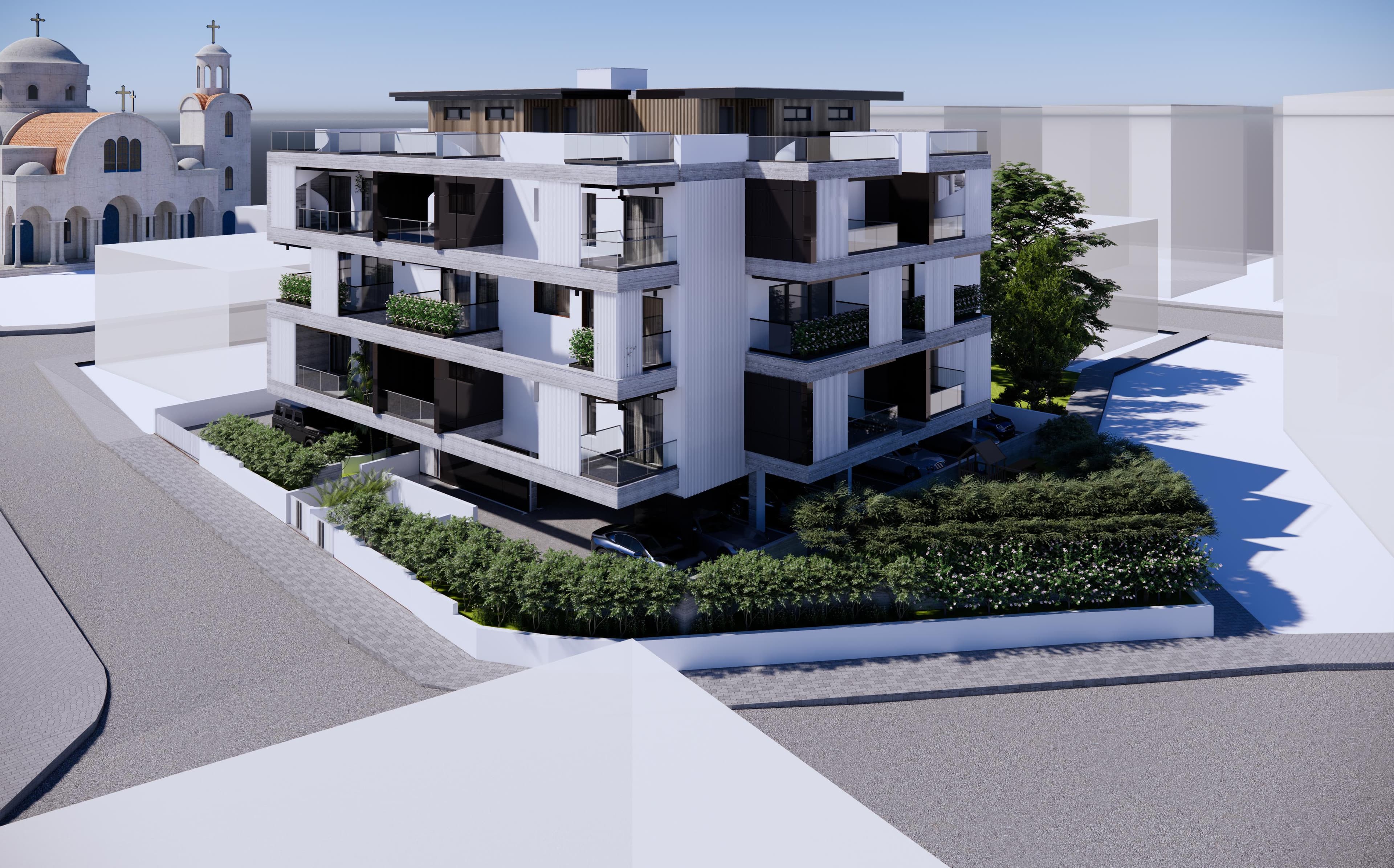 2-bedrooms apartments in Limassol, Cyprus.