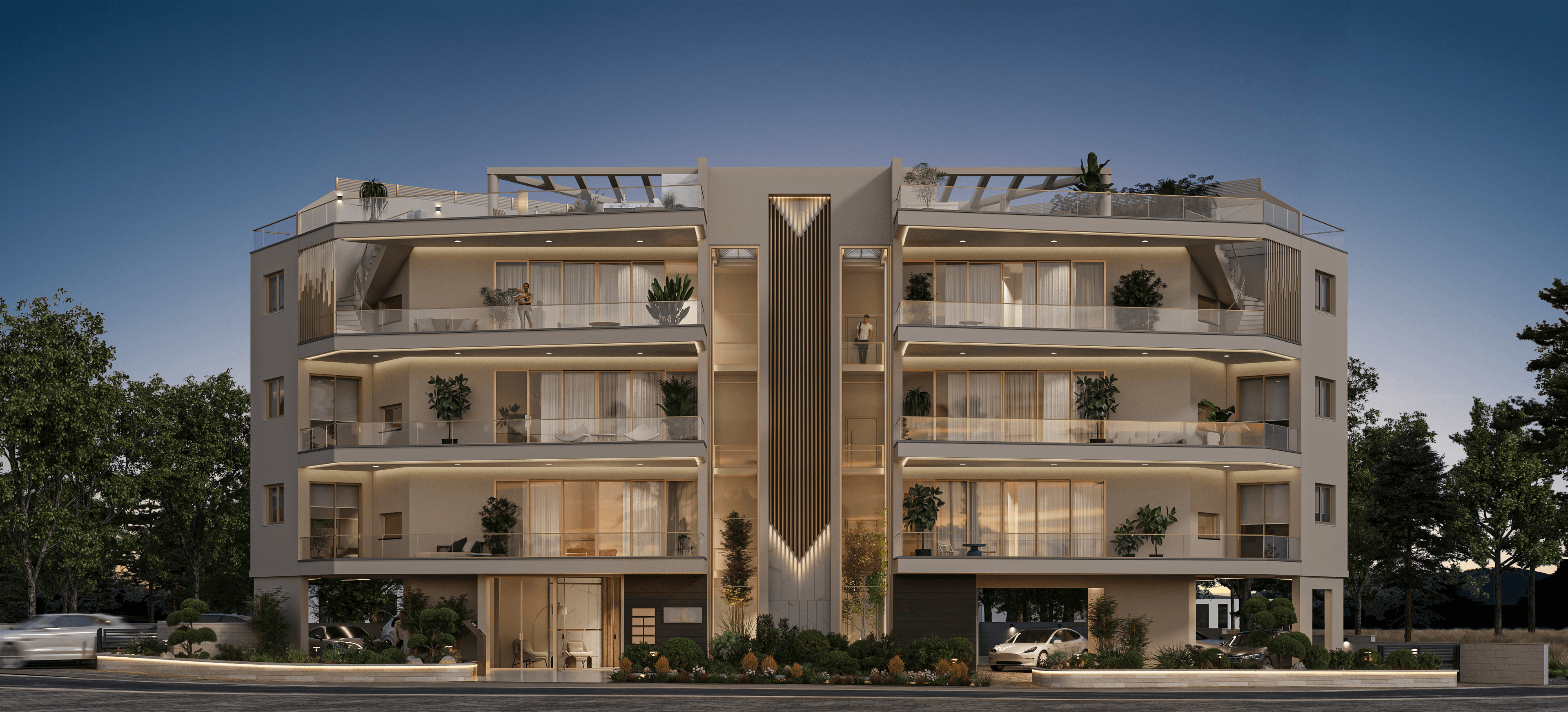 3-bedrooms apartments in Larnaca, Cyprus.