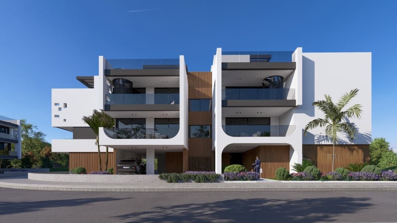2-bedrooms apartments in Larnaca, Cyprus.