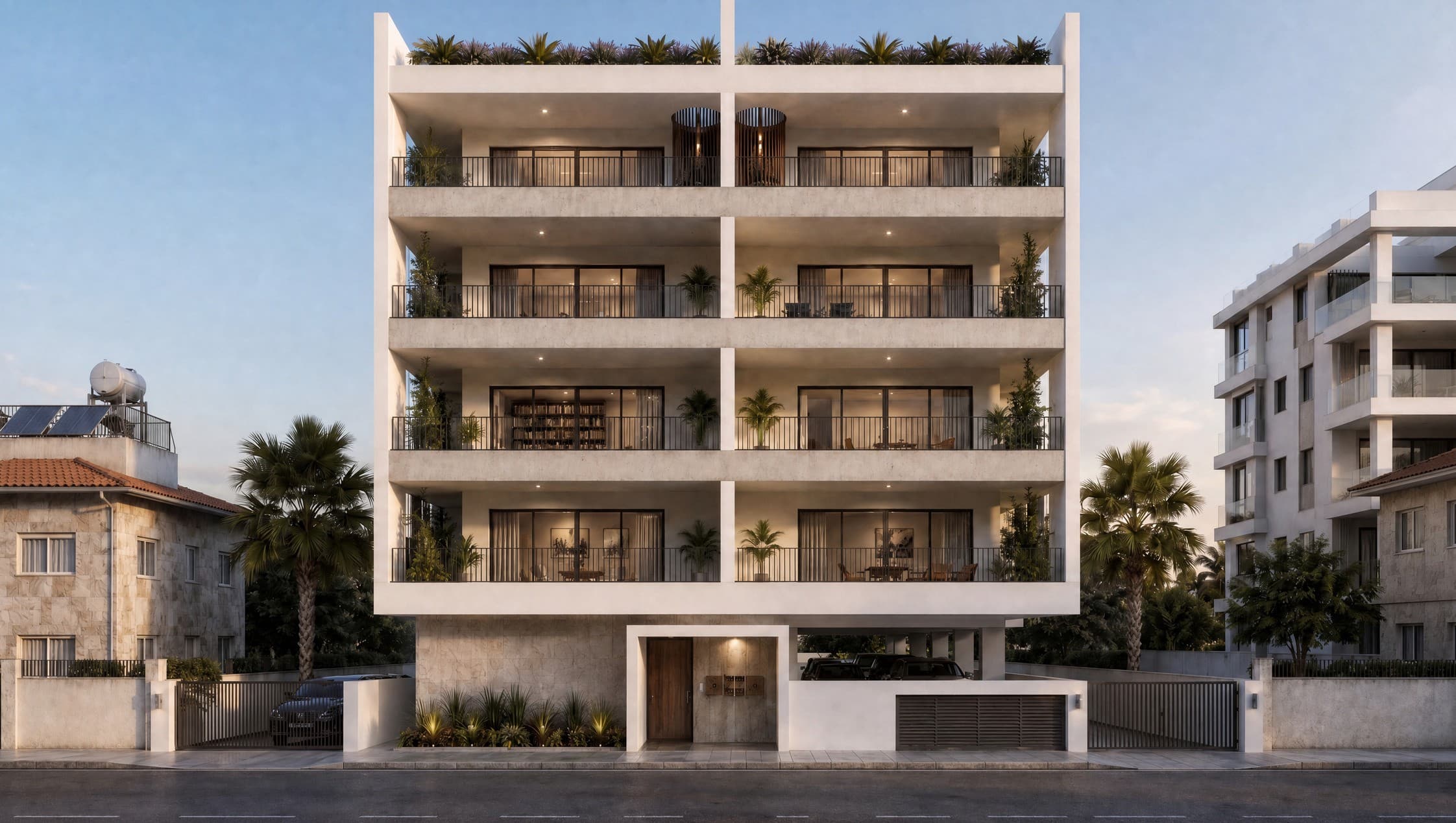 2-bedrooms apartments in Limassol, Cyprus.