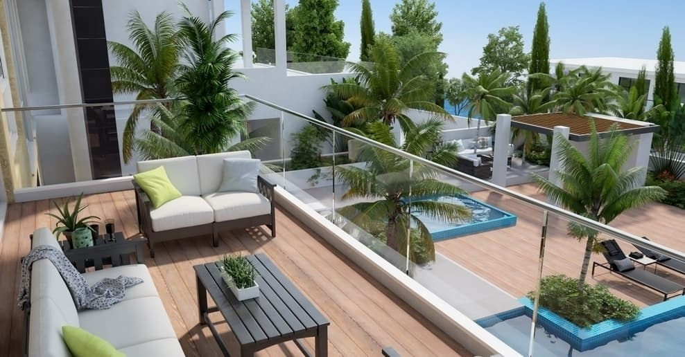 3-bedrooms apartments in Limassol, Cyprus.