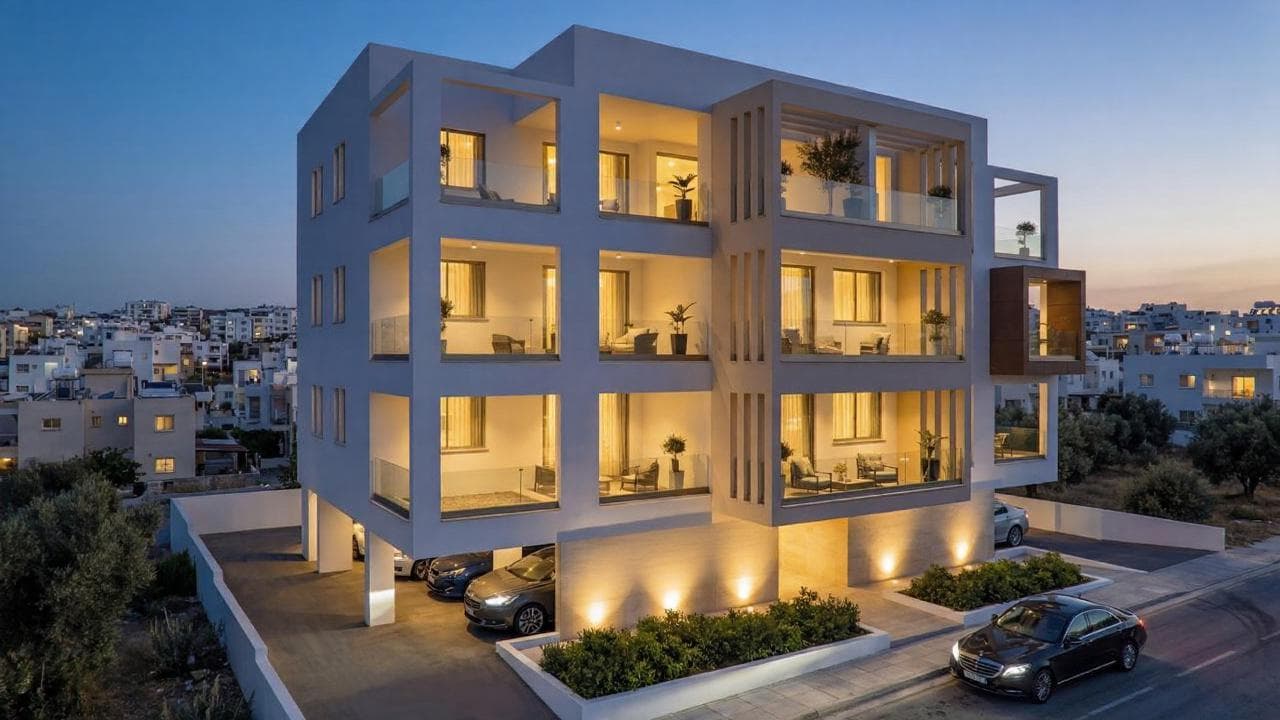 2-bedrooms apartments in Larnaca, Cyprus.
