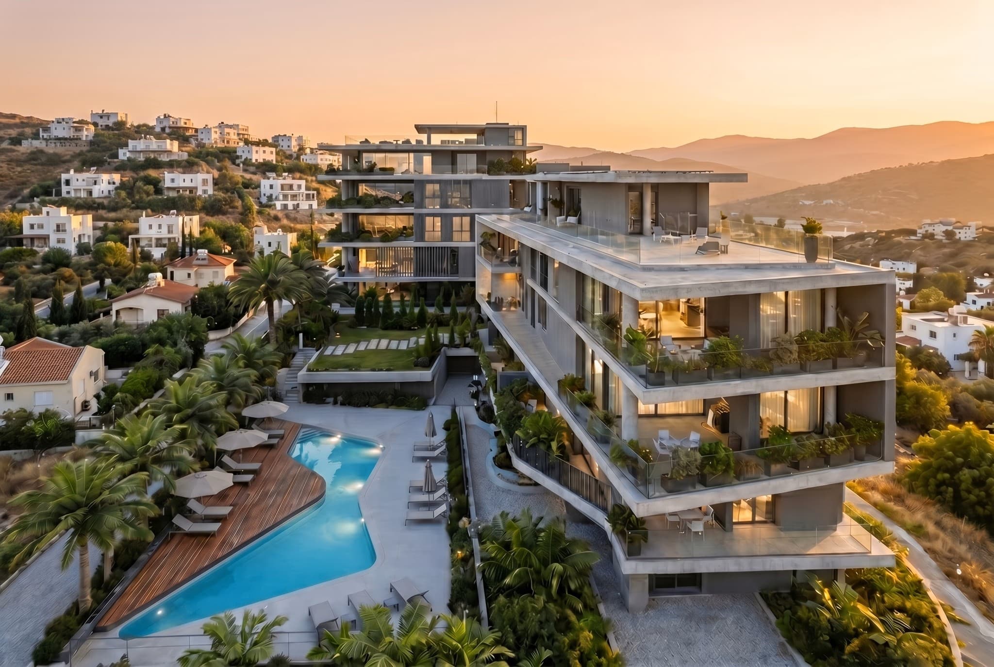 4-bedrooms apartments in Limassol, Cyprus.