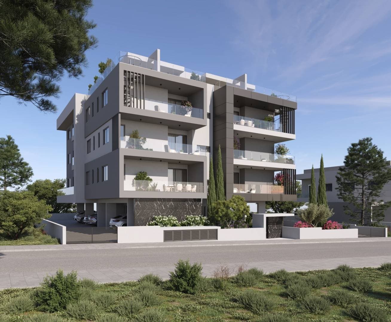 2-bedrooms apartments in Limassol, Cyprus.