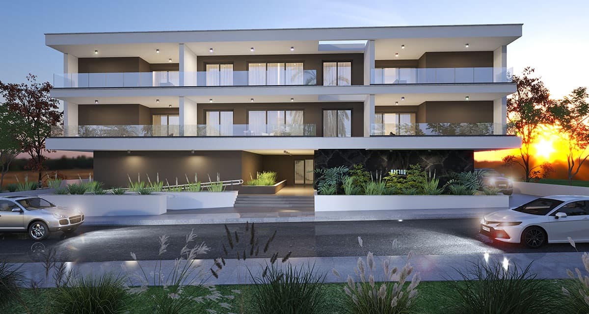 1-bedrooms apartments in Nicosia, Cyprus.