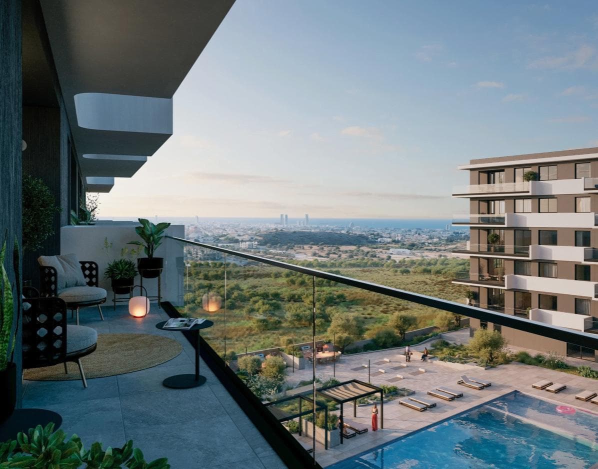 2-bedrooms apartments in Limassol, Cyprus.