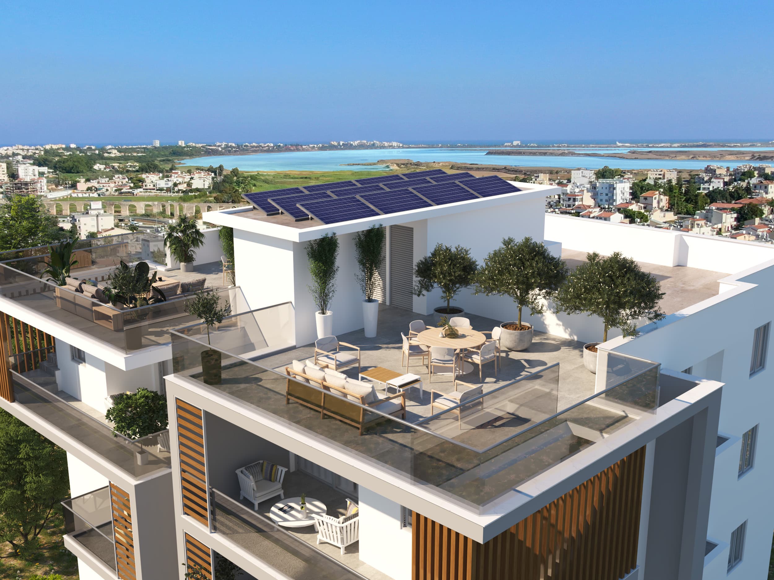 2-bedrooms apartments in Larnaca, Cyprus.