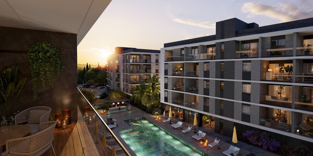 1-bedrooms apartments in Limassol, Cyprus.