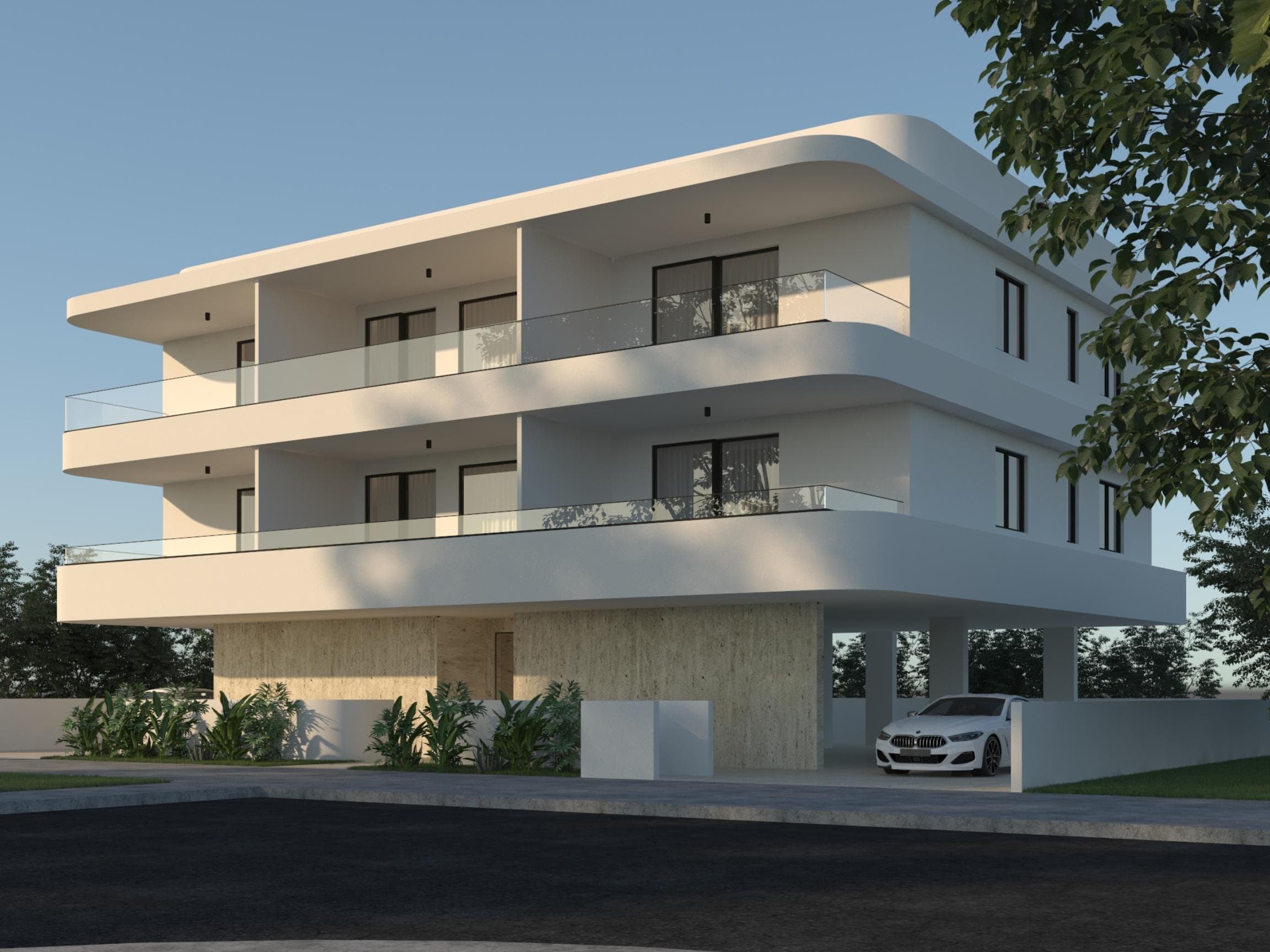 2-bedrooms apartments in Nicosia, Cyprus.