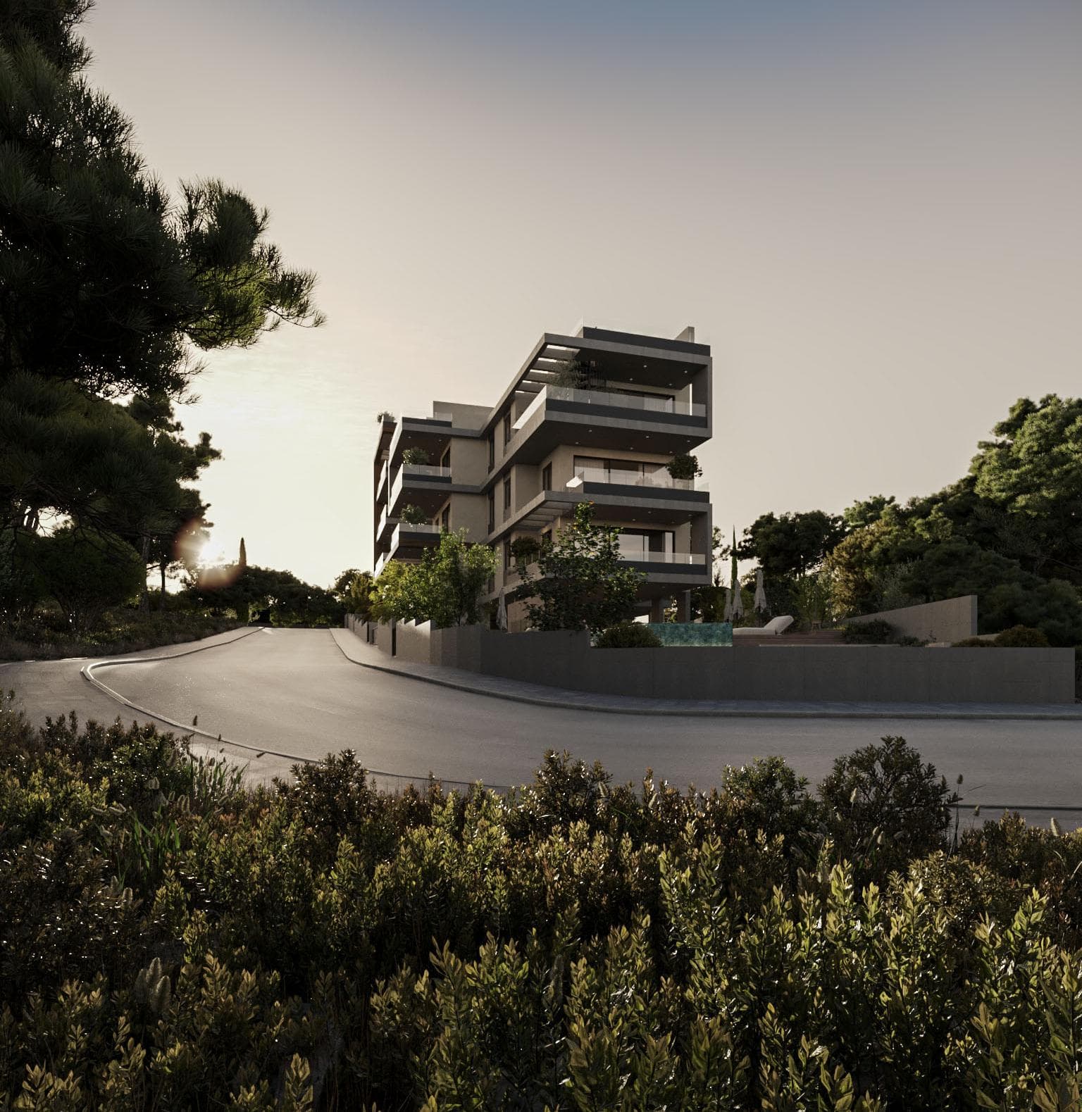 1-bedrooms apartments in Larnaca, Cyprus.