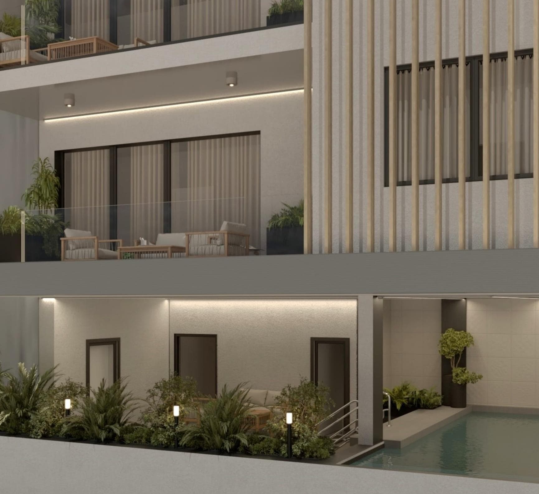 1-bedrooms apartments in Limassol, Cyprus.