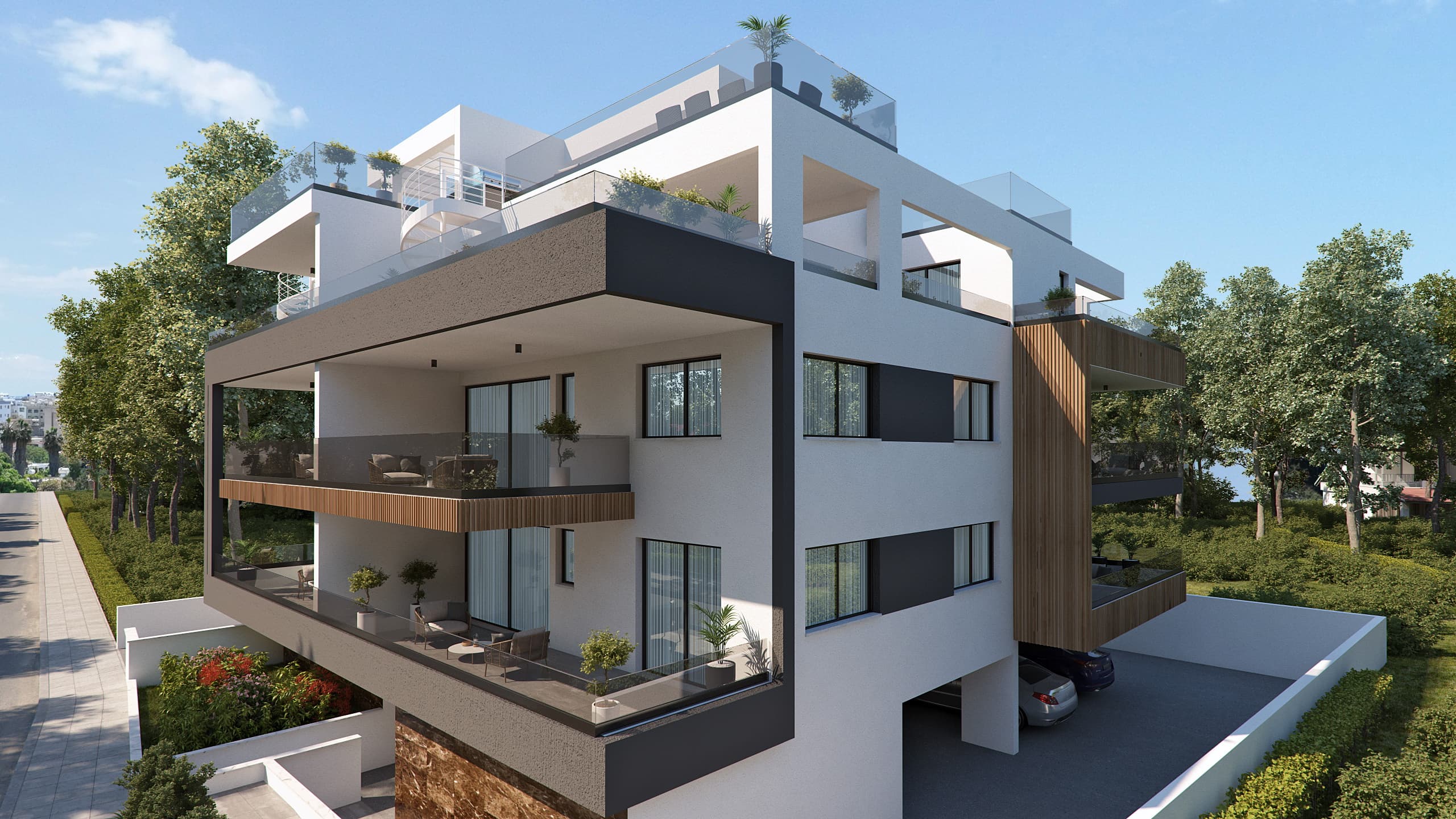 2-bedrooms apartments in Larnaca, Cyprus.
