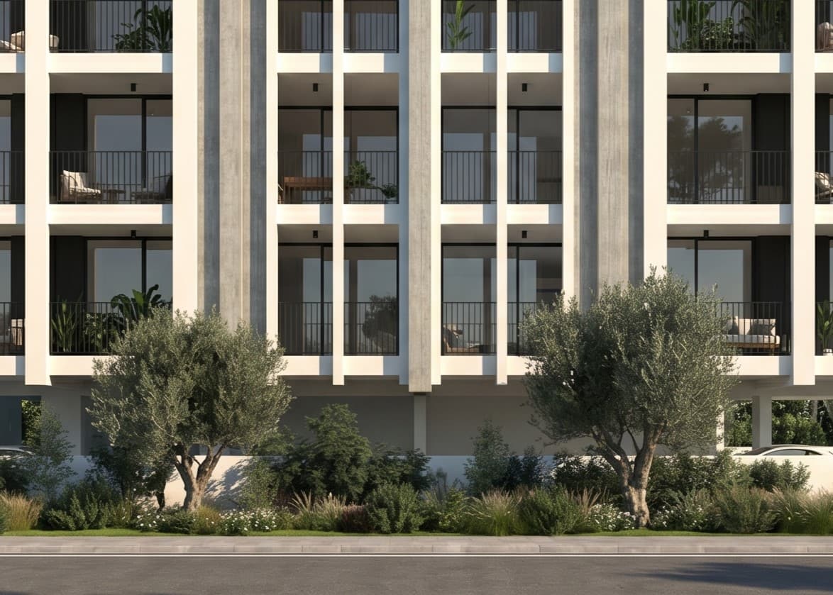 2-bedrooms apartments in Nicosia, Cyprus.