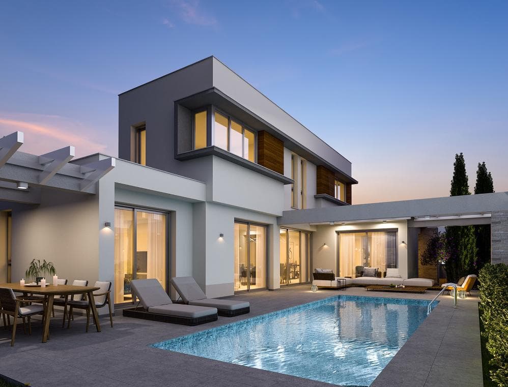 3-bedrooms house in Larnaca, Cyprus.