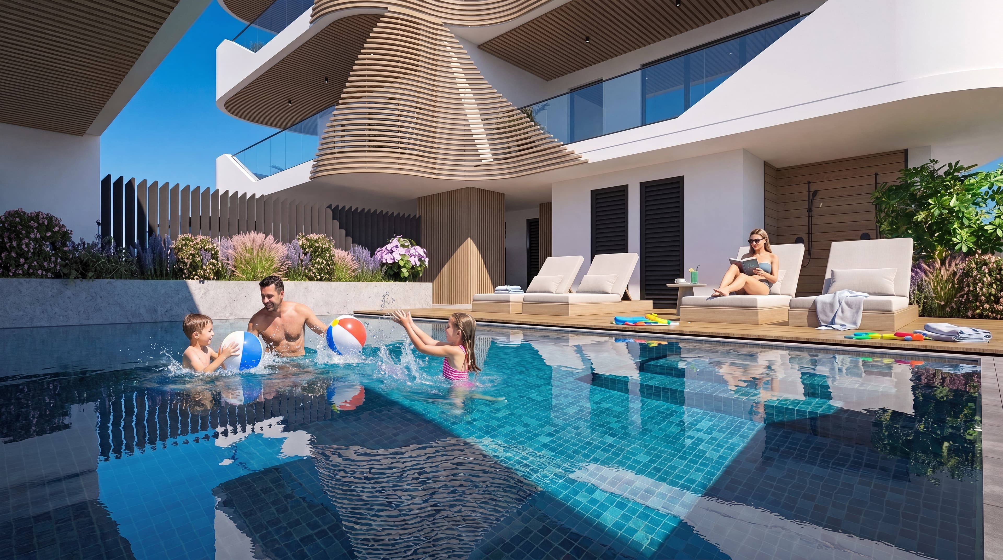 1-bedrooms apartments in Larnaca, Cyprus.