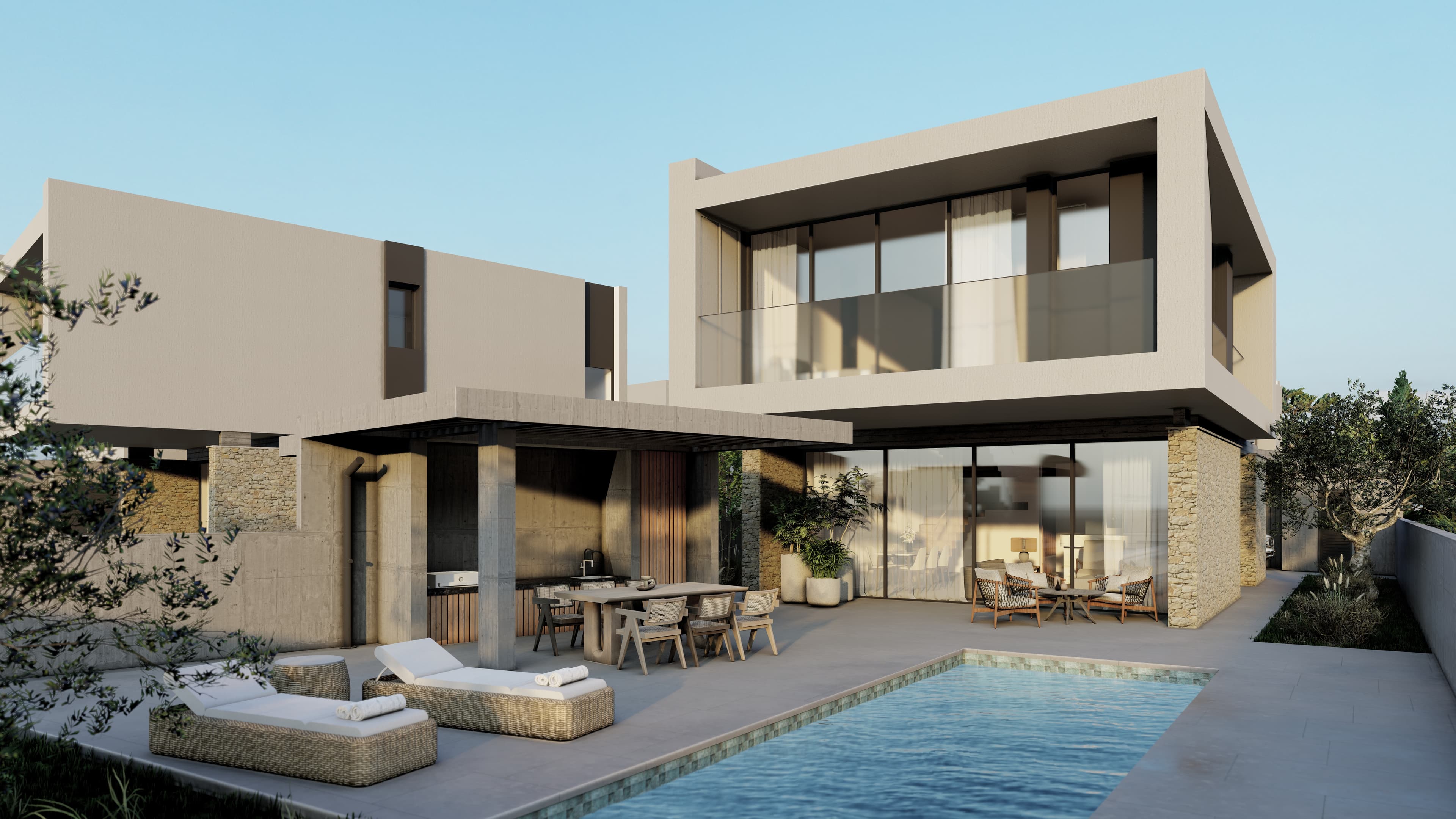 3-bedrooms house in Paphos, Cyprus.