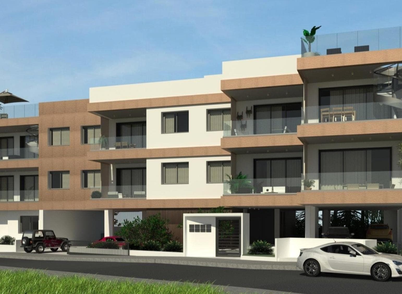 3-bedrooms apartments in Nicosia, Cyprus.